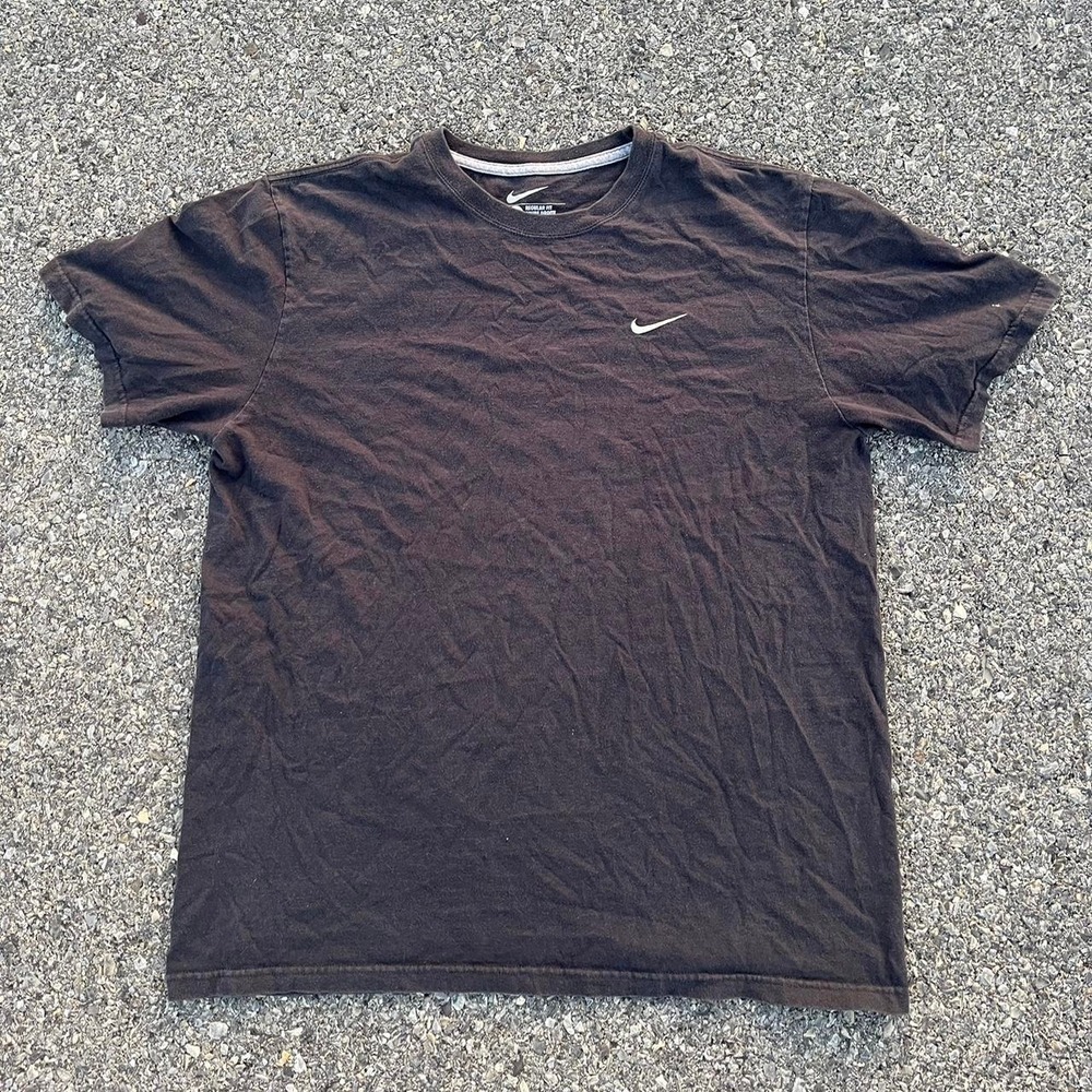 Y2K Nike Check Embroidered Swoosh shirt size XL
